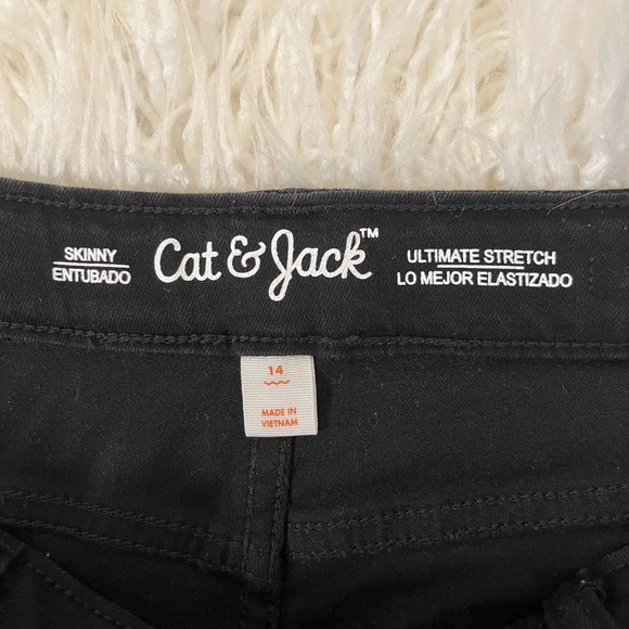Cat and Jack "Skinny Jeans in Black" NWOT - Picture 2 of 5
